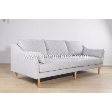 3-seat modern sofa in fabric